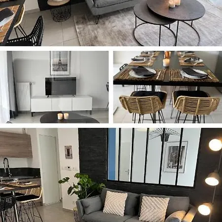Le Jardin De L'arena - T3 Design - Jardin Prive - Garage Sur Demande - Proche Eurexpo, Groupama Stadium, Ldlc Arena Apartment Decines-Charpieu