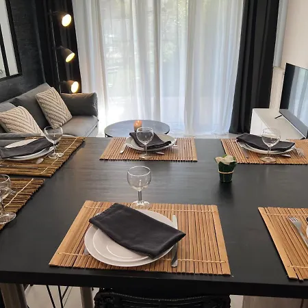 Apartment Le Jardin De L'arena - T3 Design - Jardin Prive - Garage Sur Demande - Proche Eurexpo, Groupama Stadium, Ldlc Arena Decines-Charpieu